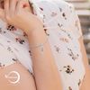 MiniJewelry Singing Microphone Music Note Double Dangle Charm Compatible with Pandora Charms Bracelets