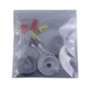100pc Glossy Translucent CPP Anti-Static Plastic Zip Lock Bags 14x15cm 5.5x6in