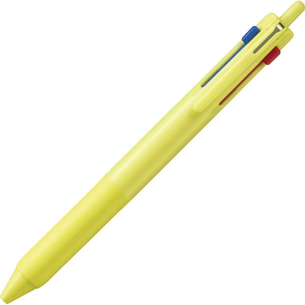 Mitsubishi Pencil SXE350707.28 3 Color Ballpoint Pen Jet Stream 0.7 Lemon Yellow Easy Writing