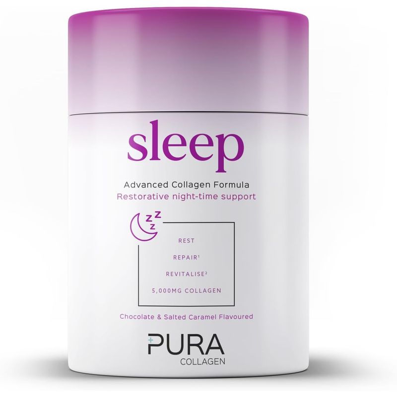 Pura Sleep Collagen Powder with Magnesium Sleep Supplement - Chocolate ...
