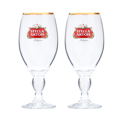 Stella Artois 2-Pack Original Glass Chalice, 33cl