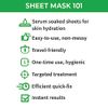 Nykaa Naturals Skin Secrets Bubble Sheet Mask - Provides Intense Hydration and Nourishment to Skin - Reduces Puffiness and Redness - Leaves You Feeling Fresh and Clean - Avocado and Moringa - 0.67 oz