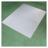 Cleartex Polypropylene Rectangular Foldable Chair Mat for Carpets - 35" x 46"