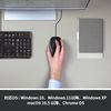 Logicool M110snBK Wired Quiet Mouse, Symmetrical, USB, Easy Connection, Quiet Mouse, Black