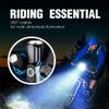 2in1 Rechargeable LED Tactical Flashlight 3 head, with Solar Powered Solar Light