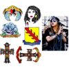 Axl Rose inspired Fake Tattoos