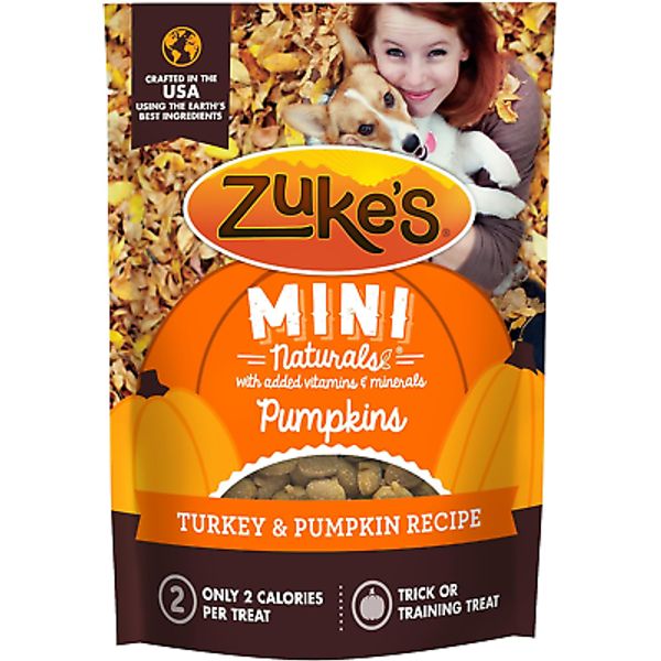 Zukes Mini Naturals Dog Training Treats for Dogs, Pet Treats Made with Real Turk