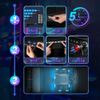 RGB LED Car Interior Atmosphere Strip Lights Bluetooth +Remote +Button Control 1