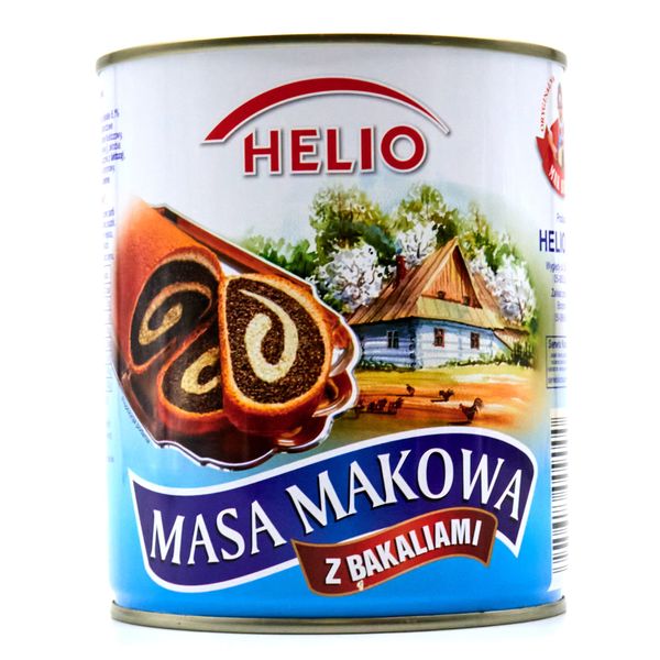 Helio Masa Makowa Poppy Seed Filling Dried Fruits and Honey 900g