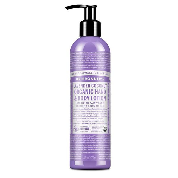 Dr. Bronner’s lozione bio lavanda e cocco 235 ml