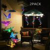 Solar Wind Chimes Light LED Garden Color Changing Hanging Butterfly 2PACK