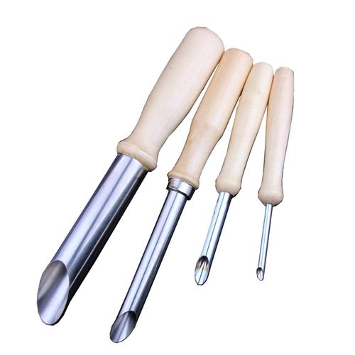 Shiwaki Pottery Clay Tools, 4 Pcs Circular Round Hole Pottery, Clay Round Hole punch, Pottery Clay Ceramic Tools for Pottery Sculpture Modeling