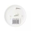 4 in. White Non-Metallic Round Blank Ceiling Box Cover – Durable & Easy Install