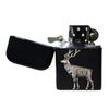 Knight Stag matte black stormproof petrol lighter
