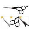 Hair Scissors, Hair Cutting Scissors, Suitable for Volume Adjusting and Trimming, For Beginners, Hairdressers, Household and Commercial Use, Barns, Rounded Tips, Safe, Professional, Gap Scissors, Set of 2