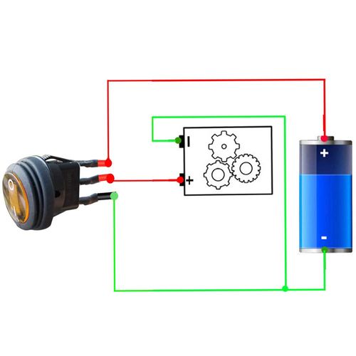 Kiligen 4pcs 12V-24VDC/10A Pre-wired Waterproof Round Rocker Toggle Switch with LED Indicator 3 Pin SPST ON-OFF Switched for Motorcycle Boat Marine (Red/Yellow/Blue/Green)