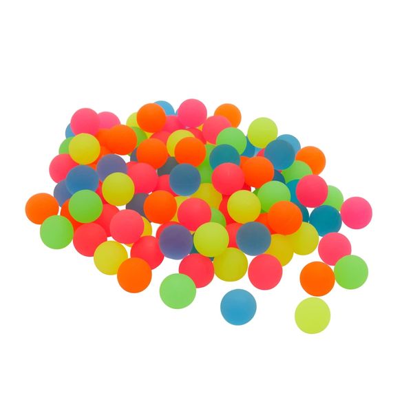 Juvale 100 Pack Bouncy Balls for Kids Bulk - 1 inch/ 25mm Rubber Super Bounce Balls for Birthday Party Favors, Prizes, Gifts (Neon)