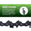 8TEN Semi Chisel Chainsaw Chain 18 Inch .058 .325 64DL 2 Pack