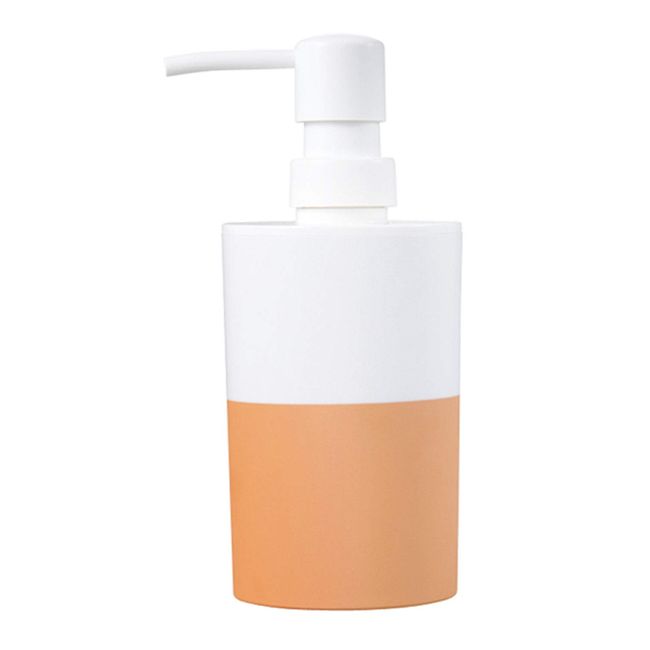 19-457016 Crack-resistant Dispenser Hand Soap, Foam, Approx. 12.2 fl oz (360 ml), Bicolor TERRA COTTA, White, Brown, Made in Japan