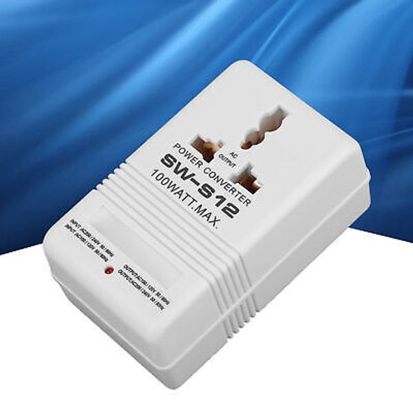 100W 110V/120V To 220V/240V Down Voltage Converter Transformer Tool Supply