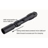 Streamlight 66604 MicroStream 250-Lumen EDC Ultra-Compact Flashlight with USB Rechargeable Battery, Box, Black