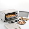 Farberware Bakeware Steel Nonstick Toaster Oven Pan Set, 4-Piece Baking Set, Gray