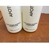 LOT 2 Apotheke Canvas Shampoo 16.2oz Pump Bottle