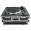 Harmony HC1200E Flight Foam Turntable Custom Case fits Audio Technica AT-LP120