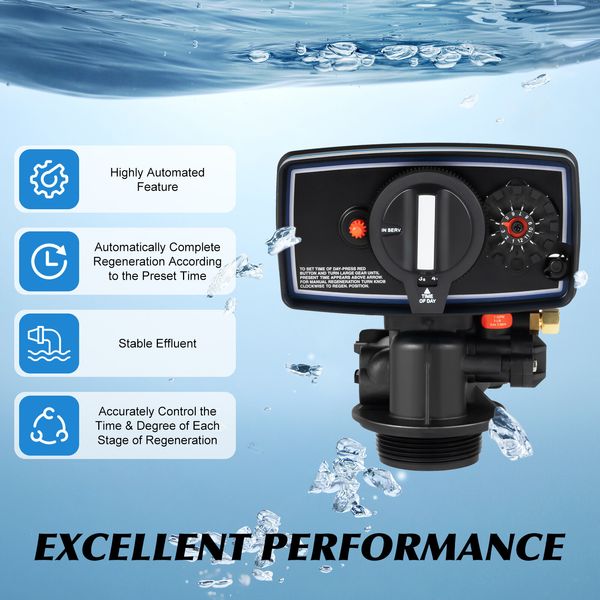 Automatic Time Control Valve Fit For Water Filter Softener Resin 0.1-0.6Mpa