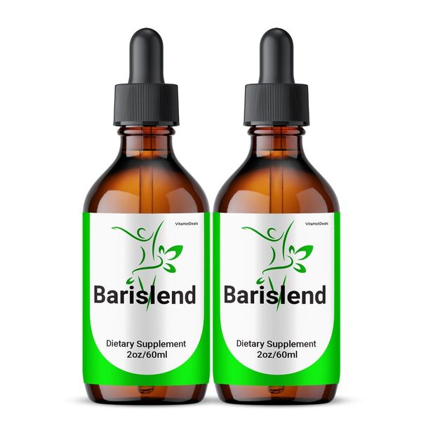 Barislend Drops Liquid Supplement, Max Strength, Barislend Supplement (2 pack)