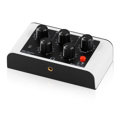 Mini Stereo 4 Channel Mixer Headphone Monitoring Club Studio Recording (XX-MC5 PRO)