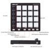 ROYHH MIDI Controller Beat Maker Machine 6 Assignable Knobs Note Repeat Full Level Buttons and Production Software Portable Mini MIDI Controller Pad USB for Beginner Music Production