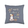 HAPPY MOTHER'S DAY! Kitty Cat Lovers Gift Throw Pillow