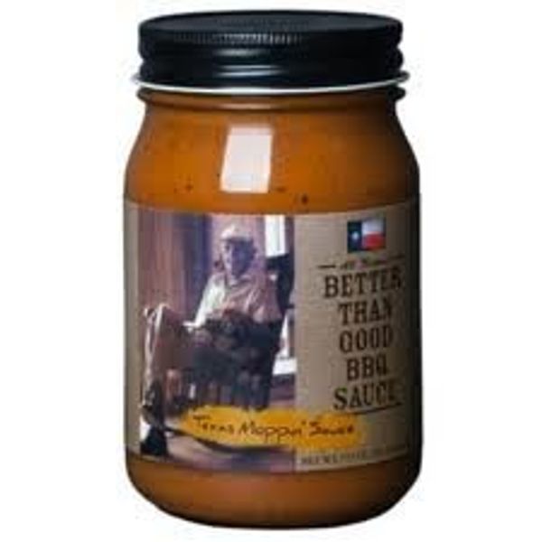 Better Than Good BBQ Sauce 16oz Jar (Pack of 3) (Texas Moppin' Sauce) by Cookwell & Company