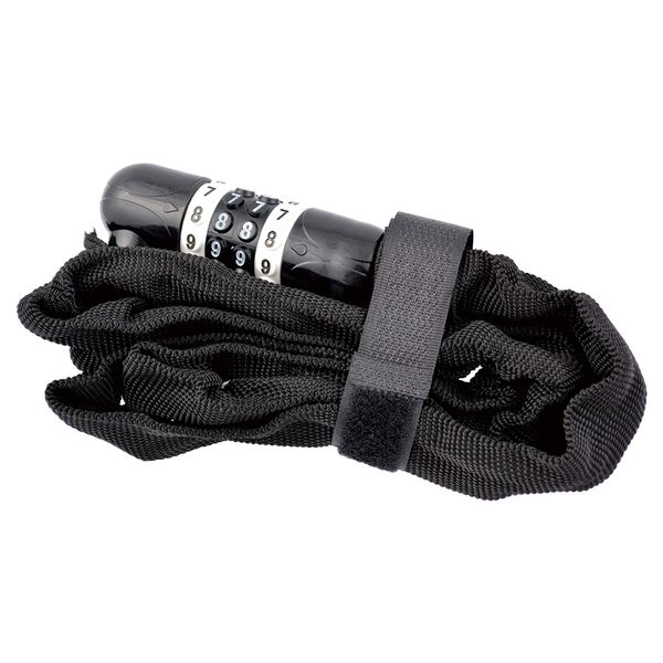 J&C JC-043C BK Adjustable Dial Chain Lock, Black