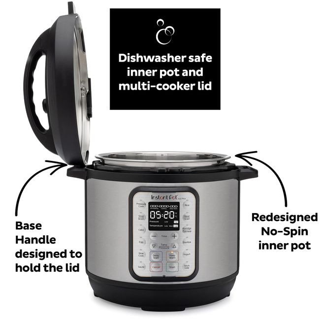 Instant Pot Duo Plus Mini 9-in-1 Electric Pressure Cooker, Sterilizer, Slow  Cooker, Rice Cooker, Steamer, Sauté, Yogurt Maker, and Warmer, 3 Quart, 13  One-Touch Programs 