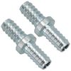 3/8" Hose Joiner/Repair Fitting Double Tail Air Pipe Connector 2 Pack FT030