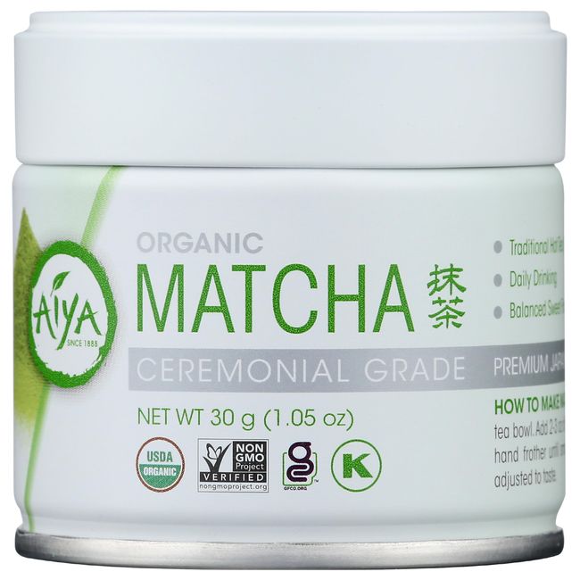 AIYA Organic Ceremonial Grade Matcha, 30 gm