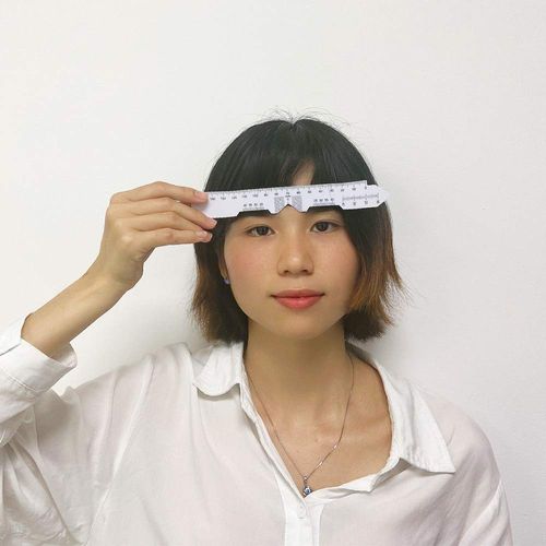 2 Pcs PD Ruler, Pupillometers for Measuring Pupillary Distance, Single PD or Dual PD Measurement Tool
