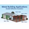 Double Reflective Radiant Barrier Insulation Rafter Size 16 in. x 100 ft. Roll