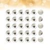 Healifty 30pcs Dental Orthodontic Lingual Buttons Bondable Round Base