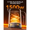 Smart Electric Kettle Temperature Control 1.7L, Wifi Electric Tea Kettle with LE