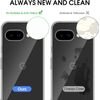 Gosento For Google Pixel 9a Case, Crystal Clear Transparent TPU Material Pixel 9a Protective Cover (Clear)
