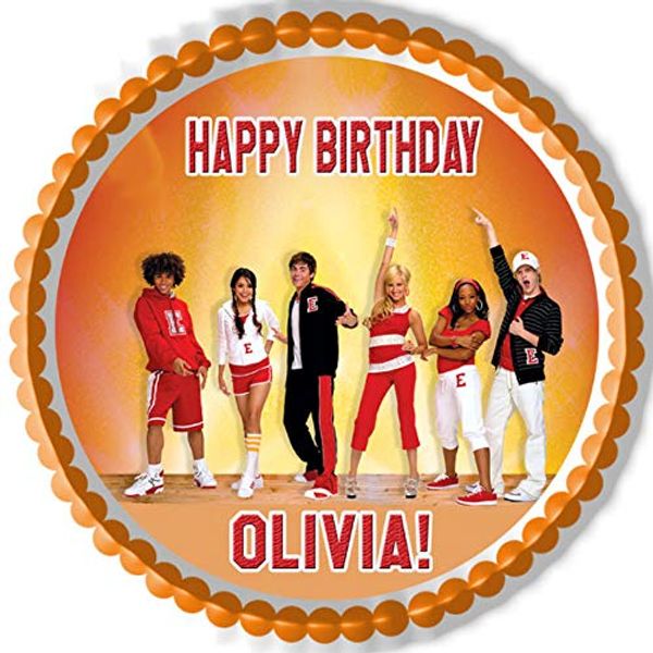 HIGH SCHOOL MUSICAL - Edible Cake Topper - 7.5" round