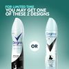 Degree Ultra Clear Antiperspirant Deodorant Dry Spray Anti White Marks and Yellow Stains Black+White Deodorant for Women 3.8 Ounce (Pack of 3)