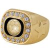 Crown Awards Gold Crystal Soccer Champion Ring, Size 6