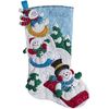 Bucilla Snowday Funday Stocking Kit