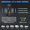 12 Gang Switch Panel LED Light Bar Relay System Control Box for UTV ATV RZR 4X4