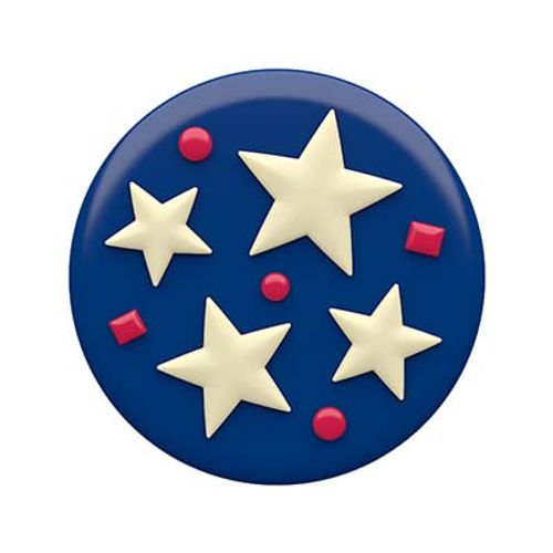 SpinningLeaf Party Stars Sandwich Cookie Chocolate Candy Mold