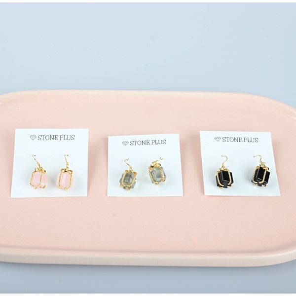 Crystal Gift Box Drop Earrings